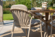 Taste by 4 Seasons Outdoor Manitoba stapelbare tuinstoel latte incl. 2 kussens