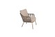 Taste by 4 Seasons Outdoor Puglia low dining tuinstoel incl. 2 kussens OP=OP