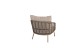 Taste by 4 Seasons Outdoor Puglia loungeset 3-zits loungebank met twee loungestoelen Latte OP=OP