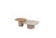 Demi coffee table set of 2 latte 50X60 and 70X80 cm