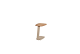 Taste by 4 Seasons Outdoor Gentle bijzettafel latte met teak tafelblad
