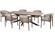 4 Seasons Outdoor Allora dining set Terre met Prado eettafel 240x105cm - Niet meer leverbaar