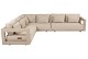4 Seasons Outdoor Metropolitan hoekbank latte