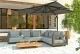 4 Seasons Outdoor Metropolitan hoekbank antraciet