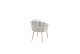 Taste by 4 Seasons Outdoor Eva dining set met Prado (teak) eettafel rond 160cm - Niet meer leverbaar