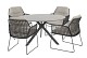 Taste by 4 Seasons Outdoor Rhodos dining set met Locarno eettafel antraciet 130cm - Niet meer leverb