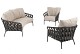 Taste by 4 Seasons Outdoor Albareto lounge set (zonder tafel)