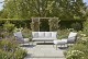 4 Seasons Outdoor Calpi loungeset met voetenbank (zonder tafel) - Niet meer leverbaar