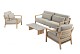 4 Seasons Outdoor Lucas loungeset met loungetafel