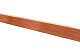 Hardhouten onderregel  ca 4 x 6 x 390 cm*