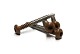 RVS schroef met gekleurde top voor NTW Castellation PRO, set a 50 stuks incl. bit, Teak.*