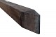 AV Hardhouten paal geschaafd, gepunt 6,8 x 6,8 x 200 cm* OP=OP