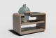 Station Kamado - 1500 x 752 x 900 - RAL7006 Beigegrijs - Aluminium + Bamboo (excl. Kamado)