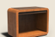 STATION standard - 1190 x 600 x 900 - Onbehandeld - Corten staal + Bamboo