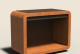 STATION standard - 790 x 600 x 900 - Onbehandeld - Corten staal + Bamboo