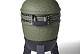 Kamado green incl. pedestal - incl. aluminium black legs (no wheels, no side-tables)