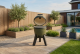 Kamado green incl. pedestal - incl. aluminium black legs (no wheels, no side-tables)