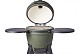 Kamado green incl. pedestal & side-table - incl. aluminium marble-look legs (incl. wheels)