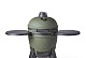 Kamado green incl. pedestal & side-table - incl. aluminium marble-look legs (incl. wheels)