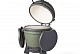 Kamado green incl. pedestal & side-table - incl. aluminium marble-look legs (incl. wheels)