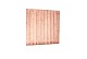Douglas geschaafd privacyscherm 23-planks 16 mm, 180 x 180 cm onbehandeld Op=Op