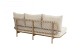 4 Seasons Outdoor Martinique modulaire 3-zits loungebank + chaise longue bank + incl. 8 kussens