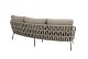 4 Seasons Outdoor Mallorca 3-zits low dining loungebank incl. 4 kussens