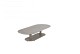 4 Seasons Outdoor Boaz ovale bijzettafel latte met keramisch tafelblad, 150 x 65 cm (H 35) OP=OP