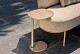 4 Seasons Outdoor Sofie bijzettafel latte met keramisch tafelblad 35 x 30 cm (H 50) OP=OP