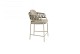 Taste by 4 Seasons Outdoor Calma high dining tuinstoel latte incl. 2 kussens