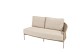 Taste by 4 Seasons Outdoor Florence 2-zits loungebank latte armleuning links incl. 3 kussens