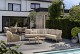 Taste by 4 Seasons Outdoor Florence 2-zits loungebank latte rechts zonder armleuning incl. 3 kussens