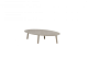 Taste by 4 Seasons Outdoor Salute ovale bijzettafel latte met keramisch tafelblad 120 x 65 cm (H 30)
