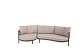 Taste by 4 Seasons Outdoor Puglia modulaire loungeset terre: 2-zits loungebank armleuning links + ch