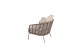 Taste by 4 Seasons Outdoor Puglia loungestoel latte incl. 2 kussens OP=OP