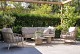 Taste by 4 Seasons Outdoor Puglia loungestoel latte incl. 2 kussens OP=OP