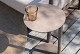 Taste by 4 Seasons Outdoor Vic bijzettafel terre met geprint keramiek tafelblad 30 cm Ø (H 50)