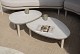 Taste by 4 Seasons Outdoor Monroe set van 2 bijzettafels latte 65 Ø cm (H 32) en 80 Ø cm (27 H)