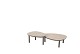 Taste by 4 Seasons Outdoor Monroe set van 2 bijzettafels terre 65 Ø cm (H 32) en 80 Ø cm (27 H)