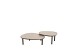 Taste by 4 Seasons Outdoor Monroe set van 2 bijzettafels terre 65 Ø cm (H 32) en 80 Ø cm (27 H)