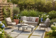 Taste by 4 Seasons Outdoor Monroe set van 2 bijzettafels antraciet 65 Ø cm (H 32) en 80 Ø cm (27 H)