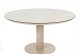 Taste by 4 Seasons Outdoor Sarah low dining tuintafel latte met geprinte keramiek tafelblad 130 cm Ø