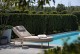 Taste by 4 Seasons Outdoor Milano ligbed latte incl. kussen en hoofdsteun
