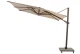 4 Seasons Outdoor Siesta zweefparasol Premium 300 x 300 cm Zand met Latte frame
