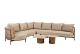 Martinique loungeset met Sofie loungetafels Amber | 4 Seasons Outdoor
