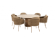 4 Seasons Outdoor Molina dining set met Colorado eettafel Amber