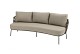 4 Seasons Outdoor Mallorca low dining set met 3-persoons low dining bank en Salute low dining tafel 