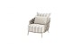 4 Seasons Outdoor Beverly loungeset latte met June loungetafels creme