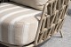 4 Seasons Outdoor Beverly loungeset latte met June loungetafels creme