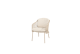 4 Seasons Outdoor Puccini dining set met Donato eettafel rond Ø 160cm Latte
